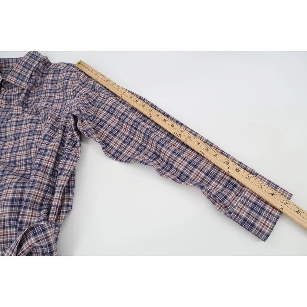 UNTUCKit Shirt‎ Mens XXXL Button Up Wrinkle Free Marchesi Plaid Flannel Size 3XL